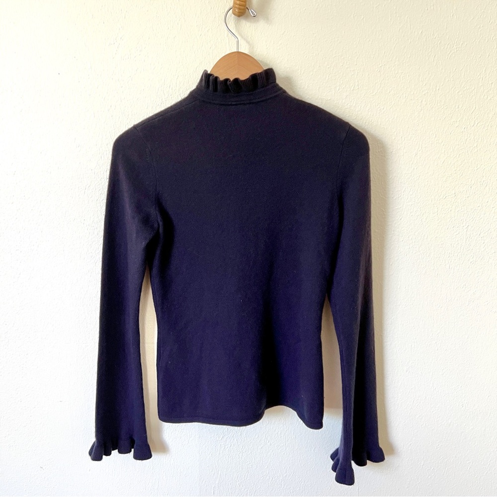 Tory Burch Cashmere Sweater w/ Ruffles - Picture 5 of 8